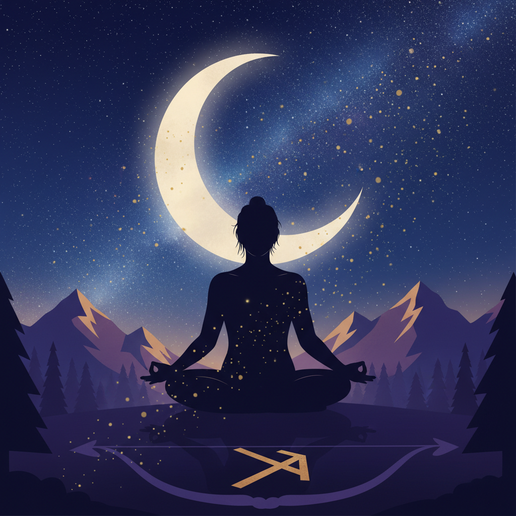 Luna Menguante en Sagitario: Explorando tu Mundo Interior