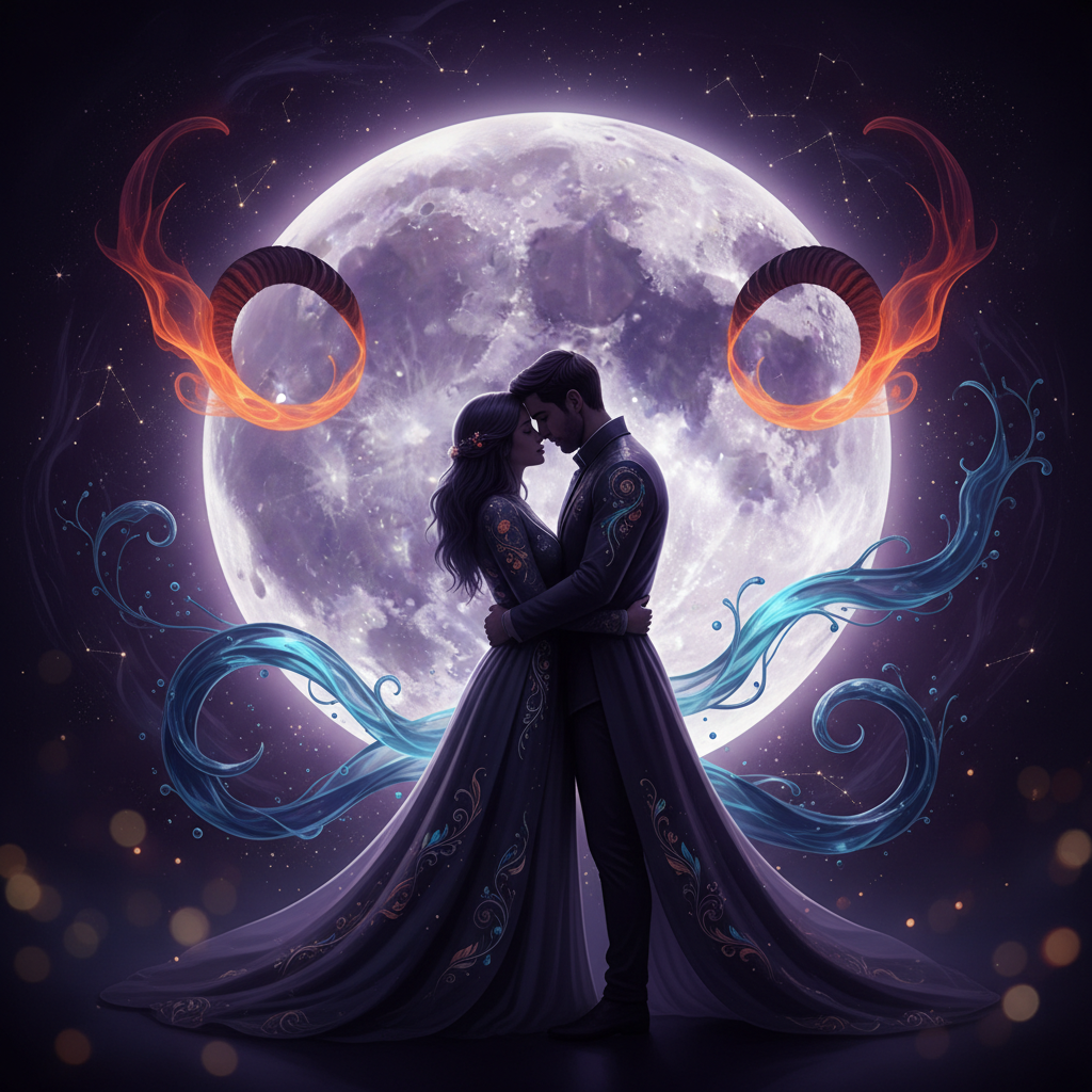 Aries y Luna Llena en Escorpio: Pasión y Conexión Profunda